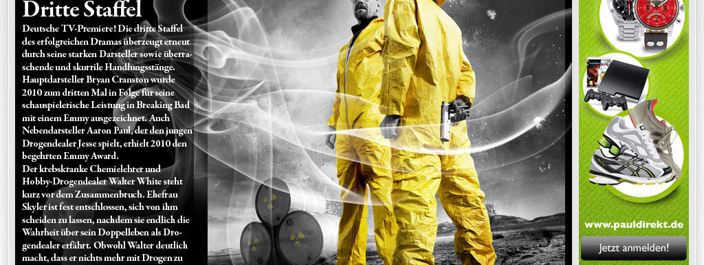 Breaking Bad Microsite