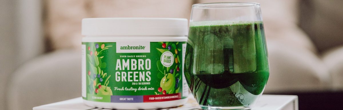 Nur 80 Cent pro Portion! Green Smothie Pulver: Ambrogreens von Ambronite