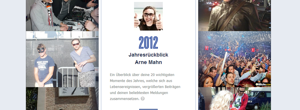 Euer persönlicher Facebook-Jahresrückblick