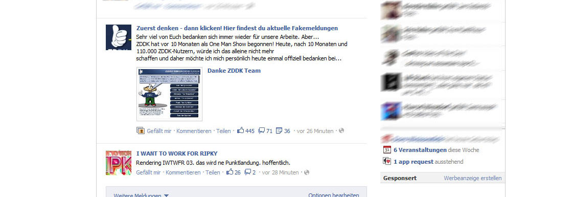 Facebook: Verborgene „Freunde“ wieder in den Neuigkeiten darstellen